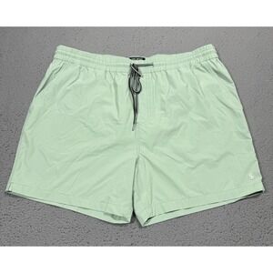 Todd Snyder Swim Shorts Mens XL Green Lined Elastic Waist Drawstring Quick‎ Dry